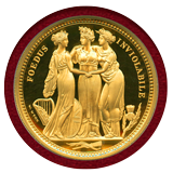 イギリス 2020年 500ポンド(5oz) 金貨 スリーグレイセス NGC PF70UC