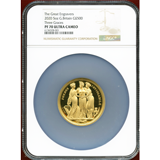 イギリス 2020年 500ポンド(5oz) 金貨 スリーグレイセス NGC PF70UC