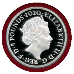 イギリス 2020年 5ポンド(2オンス) 銀貨 プルーフ 007 3枚セット