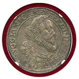 【SOLD】神聖ローマ帝国 オーストリア 1621年 ターラー 銀貨 フェルディナンドⅡ MS61