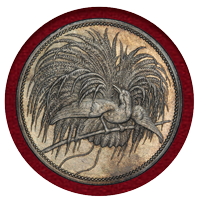 【SOLD】独領ニューギニア 1894A 5マルク 銀貨 極楽鳥 PCGS PR63