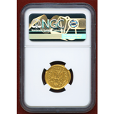 ビザンチン 602-610 ソリダス 金貨 Phocas NGC AU