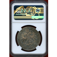 【SOLD】オーストリア 1873年 2フローリン 銀貨 ウィーン射撃祭 NGC PF63