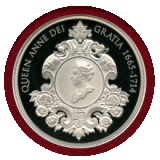 【SOLD】イギリス 2014年 ￡5 銀貨 ピエフォー アン女王没後300年 PR DETAILS