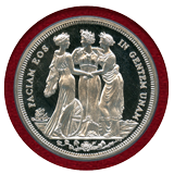 【SOLD】イギリス (1879) ファンタジー クラウン 銀貨 スリーグレイセス PR67DCAM