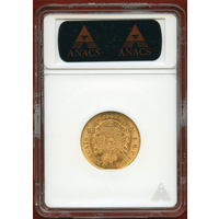 フランス 1868A 20フラン 金貨 ナポレオン3世有冠 ANACS MS63