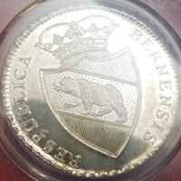 スイス ベルン 1795年 ターラー 銀貨 騎士立像 PCGS MS62