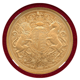 イギリス 2022年 ￡5 金貨 エリザベス女王メモリアル NGC MS70Matte FR