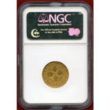 イタリア ジェノヴァ 1563年 1/2ドッピア 金貨 NGC MS61