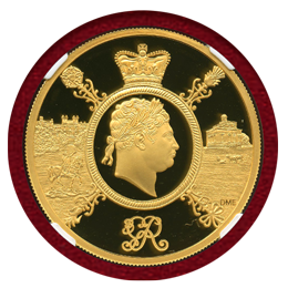 イギリス 2020年 200ポンド 金貨 ジョージ3世没後200年記念 NGC PF70UC FDI