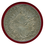 ハンガリー 1783B ターラー銀貨 マドンナ PCGS AU58