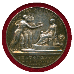 イギリス 1838年 銀メダル ヴィクトリア女王戴冠記念