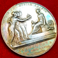 イギリス 1838年 銀メダル ヴィクトリア女王戴冠記念