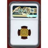 ドイツ ニュルンベルク (1700)GFN ラム 1/2ダカット クリッペ金貨 NGC MS61