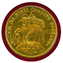 ドイツ ニュルンベルク (1703)GFN 3ダカット 神の子羊 PCGS MS62
