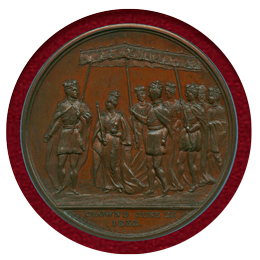 イギリス 1838年 銅メダル ヴィクトリア女王戴冠記念 NGC MS63BN