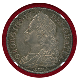 イギリス 1745年 LIMA 1/2クラウン銀貨 ジョージ2世 NGC MS61