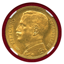 イタリア 1912R 50リレ 金貨 豊穣の女神 NGC MS63