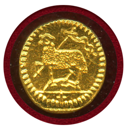 ドイツ ニュルンベルク ND(1700) 1/16 ラムダカット 金貨 神の子羊 MS64