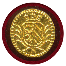 ドイツ ニュルンベルク ND(1700) 1/16 ラムダカット 金貨 神の子羊 MS64