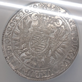 神聖ローマ帝国 ハンガリー 1659年 ターラー銀貨 レオポルト1世 NGC MS63
