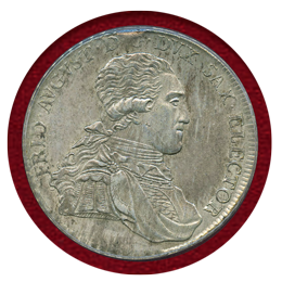 ドイツ ザクセン 1796IEC ターラー 銀貨 フリードリヒ・アウグスト AU58