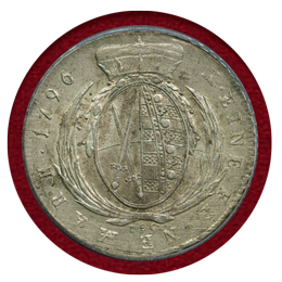 ドイツ ザクセン 1796IEC ターラー 銀貨 フリードリヒ・アウグスト AU58