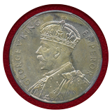 ニュージーランド 1935年 クラウン 銀貨 ワイタンギ条約 ジョージ5世 PR65