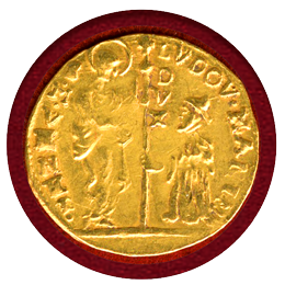 イタリア ヴェネチア 1789-1797年 ゼッキーノ 金貨 ルドヴィーコ・マニン