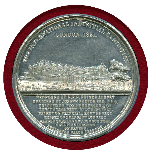 オッティモコイン1862 イギリス ゴチック ヴィクトリア ロンドン 国際万博 大型 メダル