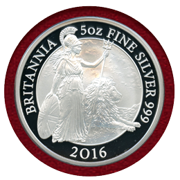 イギリス 2016年 10ポンド(5オンス) 銀貨 ブリタニア