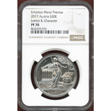 オーストリア 2017年 20ユーロ銀貨 マリア・テレジア生誕 300周年 PF70