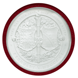 イギリス 1840年 ヴィクトリア&アルバートご成婚記念 銀メダル カプセル入り SP66