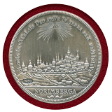ドイツ ニュルンベルク 1980年 都市景観 カール6世  リストライク銀メダル