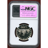 イタリア 1992R 500リレ 銀貨 コロンブスの船 NGC PF69UC
