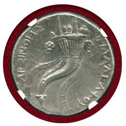 【SOLD】プトレマイオス朝 紀元前270-68 アルシノエ2世 デカドラクマ 銀貨 Ch XF