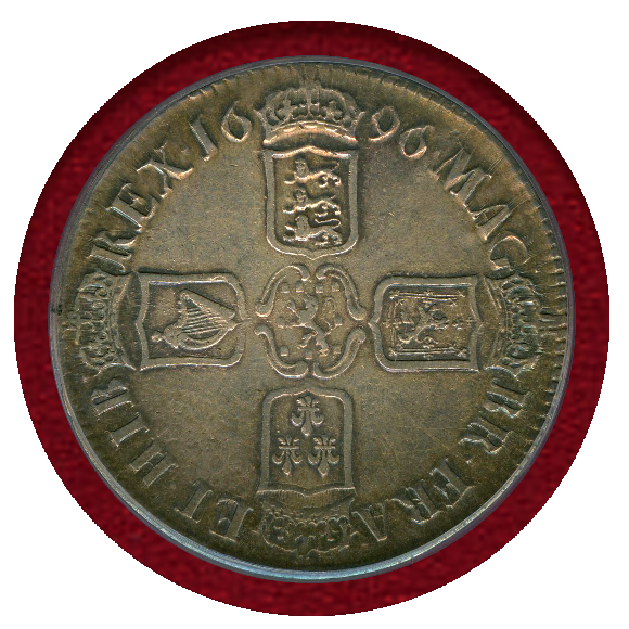 JCC | ジャパンコインキャビネット / イギリス 1696年 クラウン 銀貨 