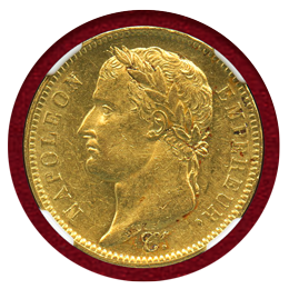 【SOLD】フランス 1812年W 40フラン 金貨 ナポレオン・ボナパルト NGC MS61