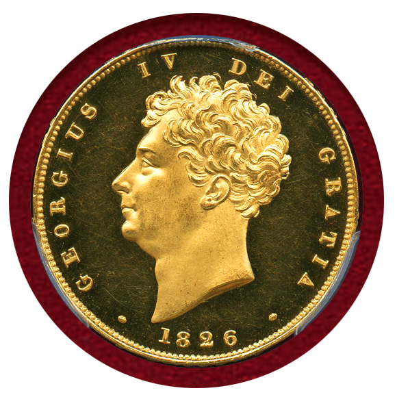 JCC | ジャパンコインキャビネット / イギリス 1826年 2ポンド プルーフ金貨 ジョージ4世 PCGS PR64DCAMEO