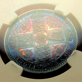 【SOLD】イギリス 1848年 フローリン 銀貨 試作 ヴィクトリア PCGS PR63