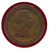 イギリス 1797年 試作 ペニー銅貨 プルーフ ジョージ3世 車輪銭 PCGS PR64