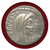 共和政ローマ 紀元前49-44年 デナリウス銀貨  ユリウス・カエサル EF+