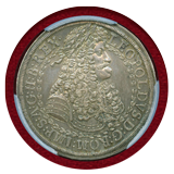 【SOLD】神聖ローマ帝国  (1657-05) 2ターラー銀貨 レオポルト1世 MS63
