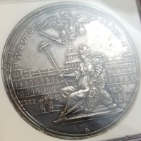 【SOLD】ドイツ ニュルンベルク ND(1688年) ターラー 銀貨 都市景観 NGC AU 55