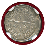 ハンガリー スラヴォニア(1270-72) デナール銀貨 ステファン5世 NGC MS63