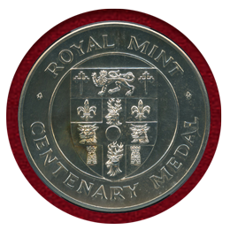イギリス 1989年　5oz 銀メダル ロンドン800周年記念 MS67