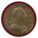 イギリス 1772年 1/2ペニー銅貨 ジョージ3世 PCGS MS64BN