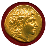 古代ギリシャ トラキア王国 リシマコス (323-281BC)ステーター金貨 アモンの角