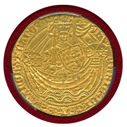 イギリス (1422-30) ノーブル金貨 ヘンリー6世 PCGS MS63
