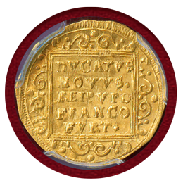神聖ローマ帝国 フランクフルト 1638年 ダカット金貨 PCGS MS64